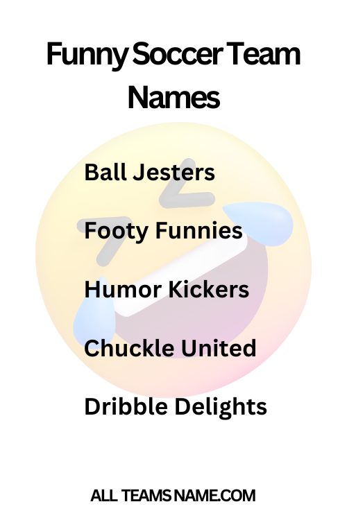 Funny Soccer Team Names