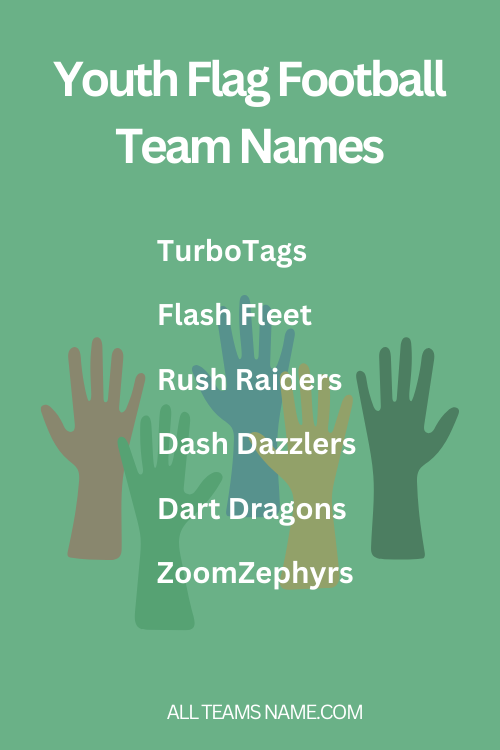 Youth Flag Football Team Names