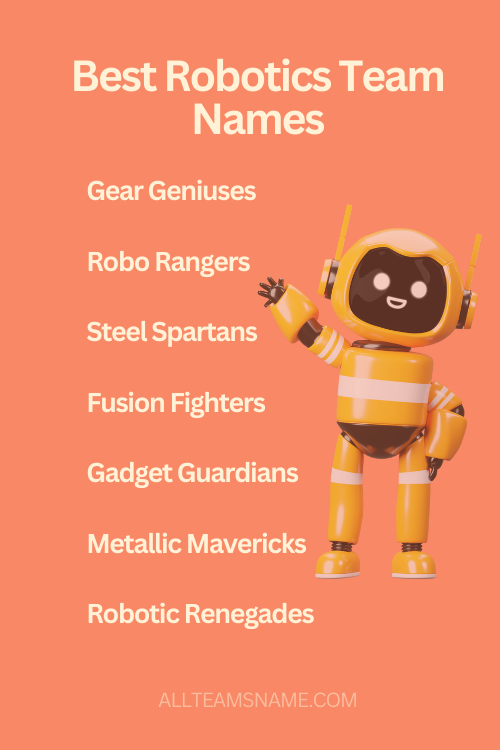 Best Robotics Team Names