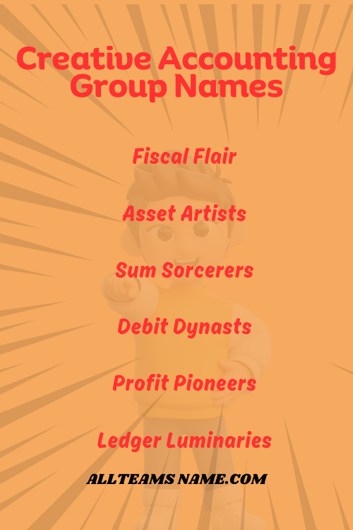 Creative Accounting Group Names