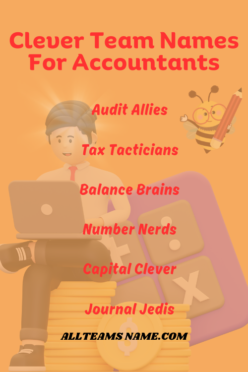 Clever Team Names For Accountants