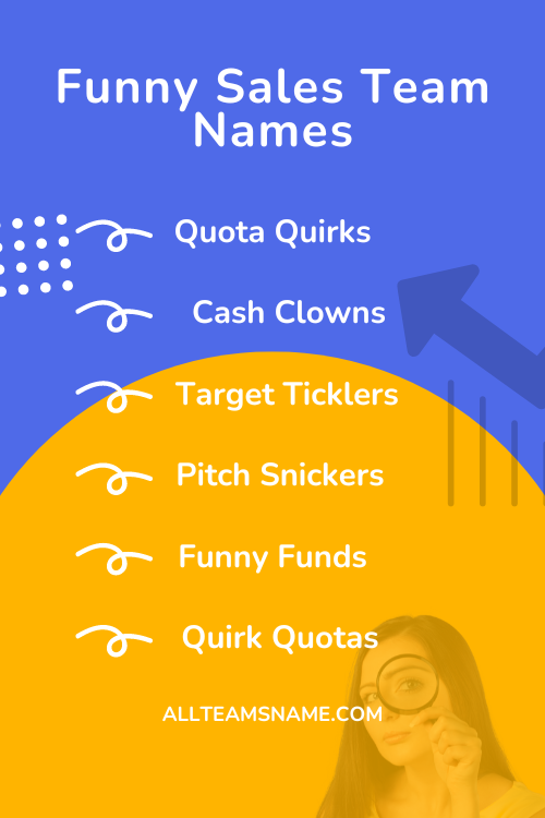 Funny Sales Team Names