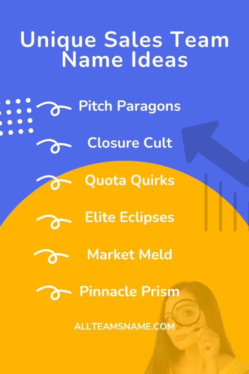 Unique Sales Team Name Ideas