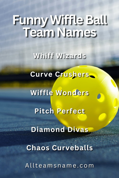 Funny Wiffle Ball Team Names