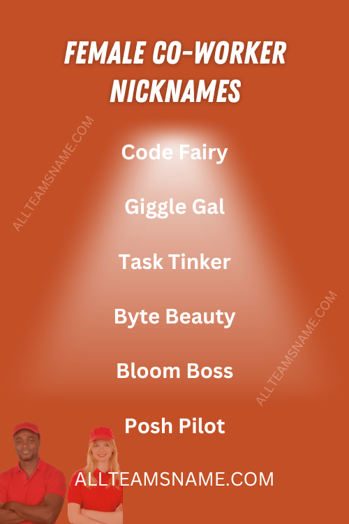 Female Co-Worker Nicknames