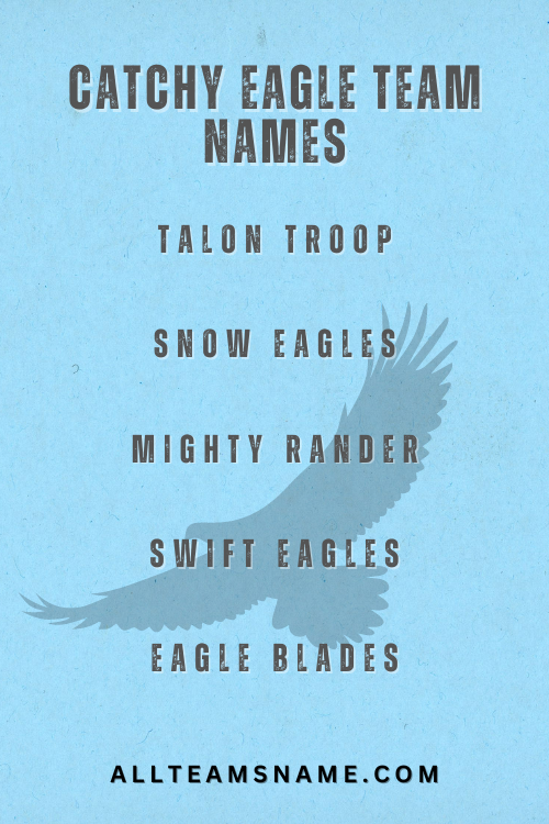 Catchy Eagle Team Names