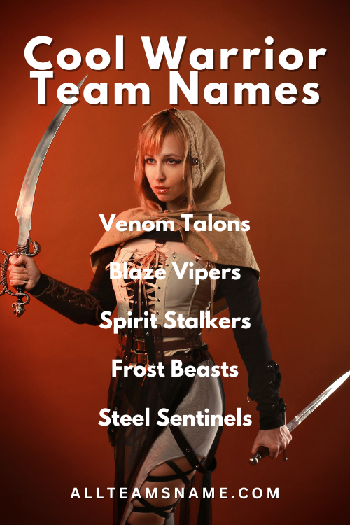 Cool Warrior Team Names