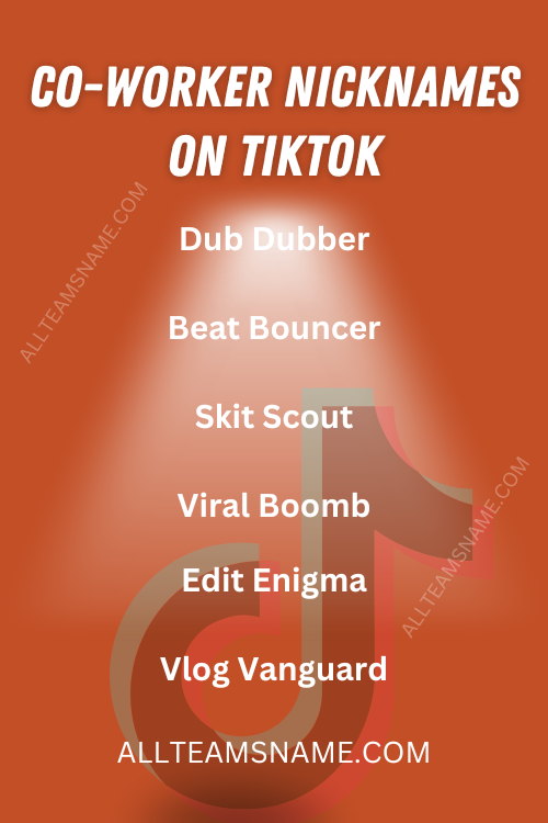 Co-Worker Nicknames on TikTok