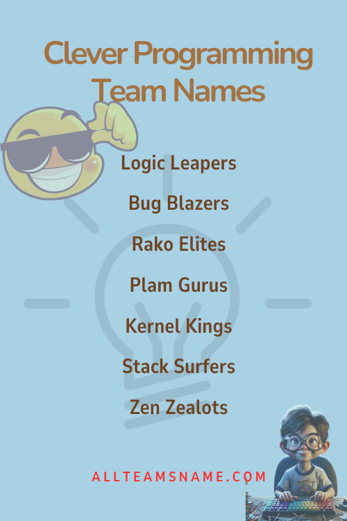 Clever Programming Team Names