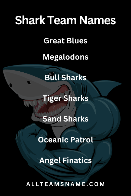 Shark Team Names