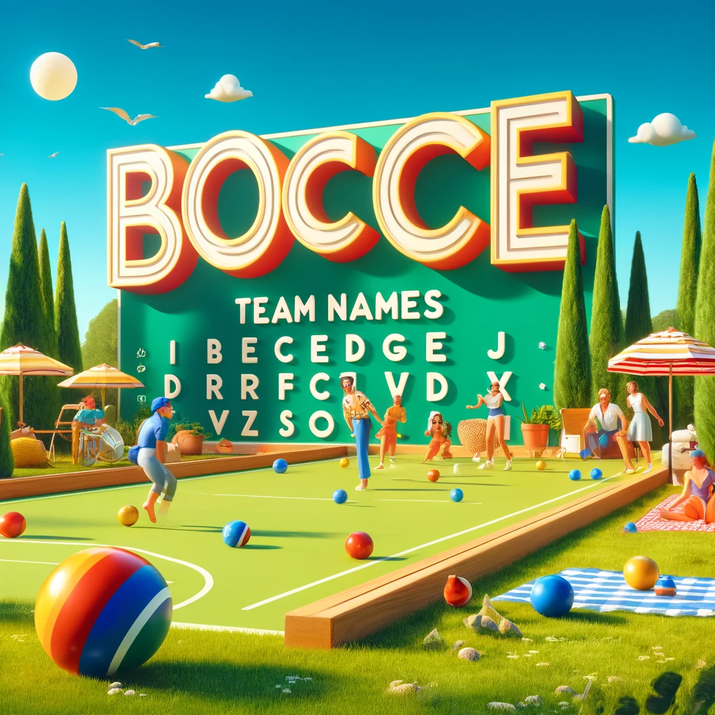 Bocce Ball Team Names