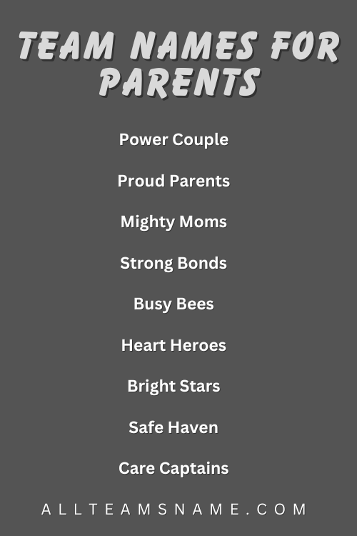 244 Best Family Team Names To Strengthen Bonds And Spark Fun - All ...