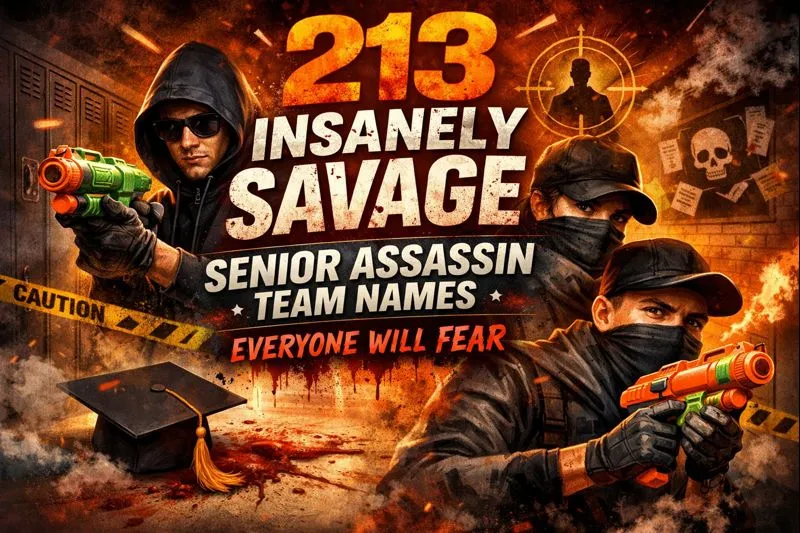 Senior Assassin team name ideas