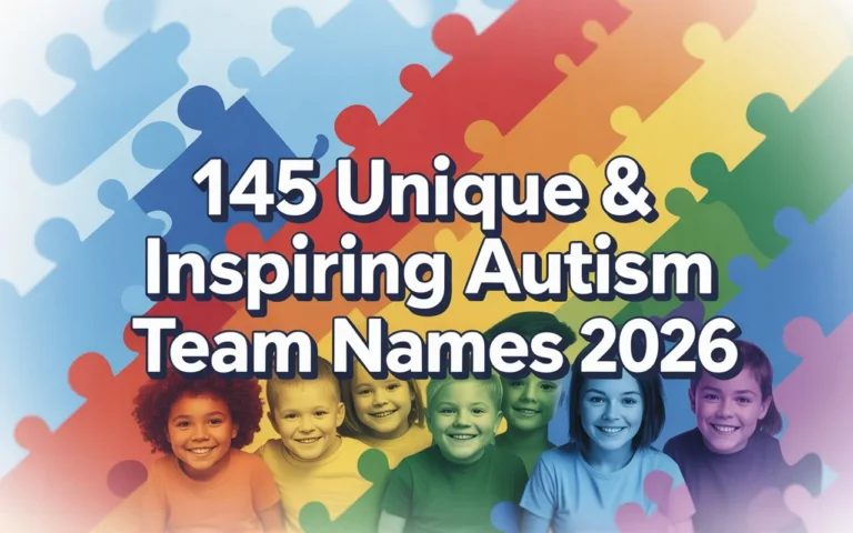 Autism Team Names